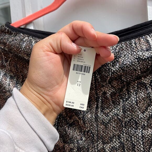 Anthropologie Sequin Snake Joni Pants NWT - Picture 6 of 12